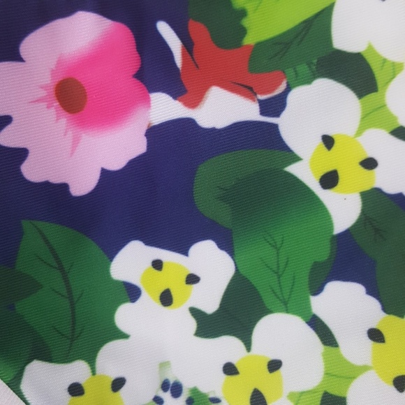 LAST CHANCE! CLOSET CLOSING!{HP!} 2/$15 bikini bottoms navy blue multi floral - Picture 6 of 7